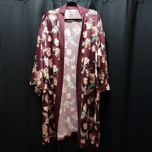 A New Day Floral Kimono Robe